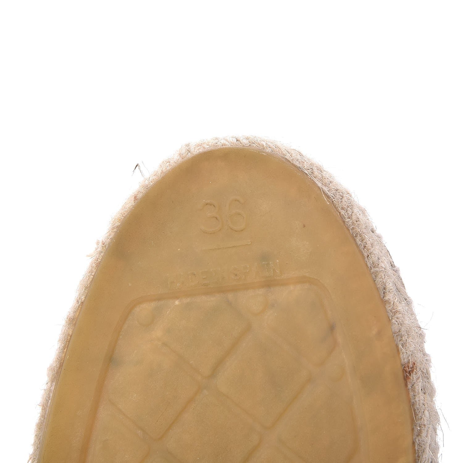 Chanel Lambskin CC Espadrilles 36 Nude 6 of 8