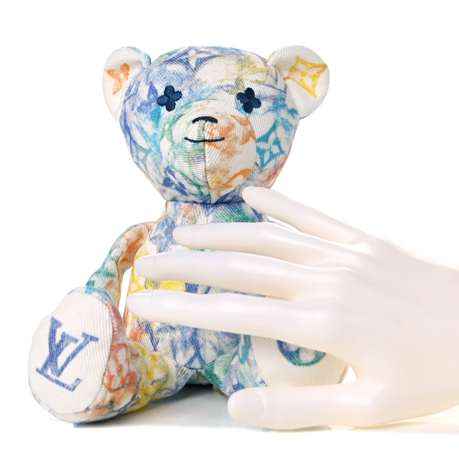 Louis Vuitton Cotton Monogram Watercolor Doudou Louis 2 of 7