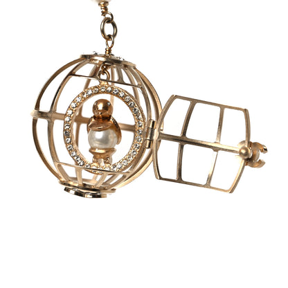Chanel Pearl Chain Birdcage Belt Gold 4 of 4