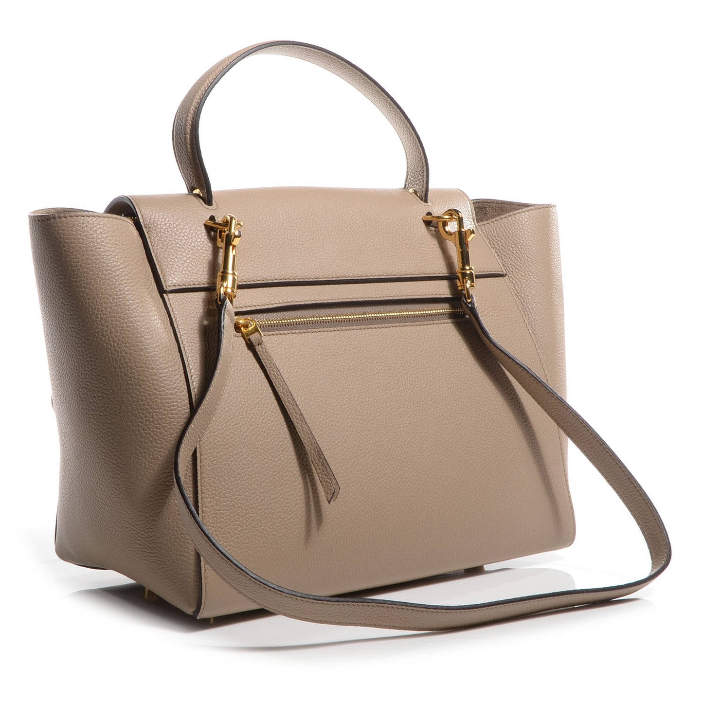 Drummed Calfskin Mini Belt Bag Dune