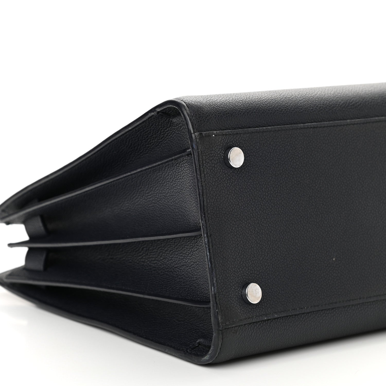 Saint Laurent Grained Calfskin Small Sac De Jour Black 8 of 14