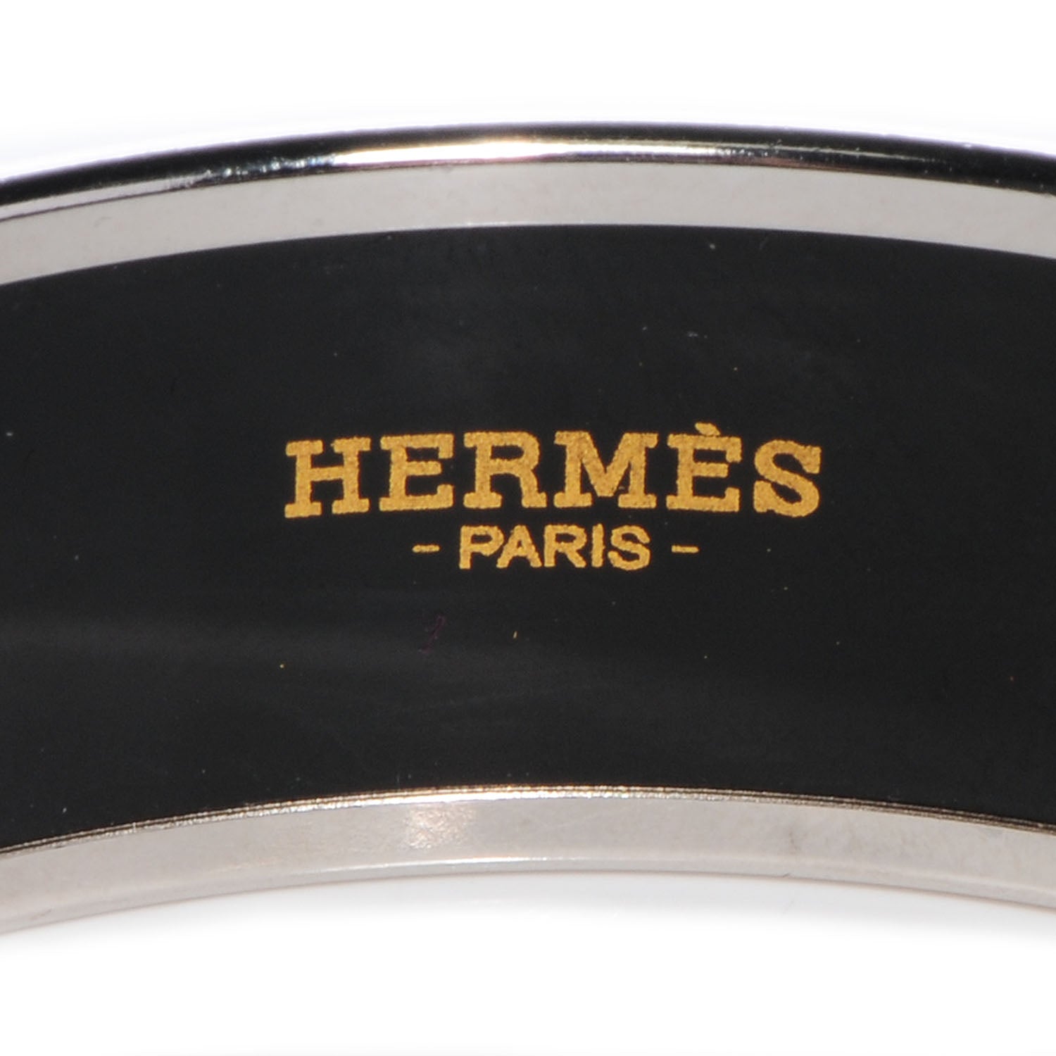 Hermes Enamel Printed Circuit 24 Faubourg Wide Bracelet 62 4 of 6