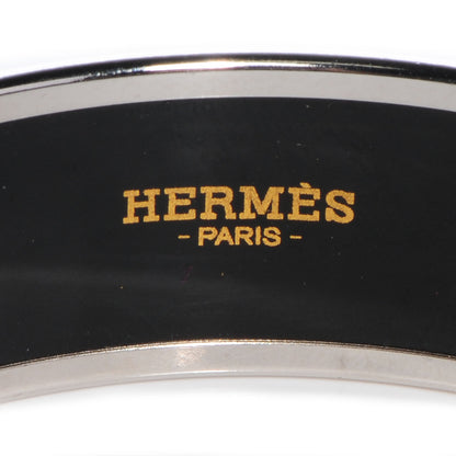 Hermes Enamel Printed Circuit 24 Faubourg Wide Bracelet 62 4 of 6