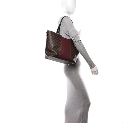 Louis Vuitton Damier Ebene Taurillon Jersey Bordeaux 2 of 12