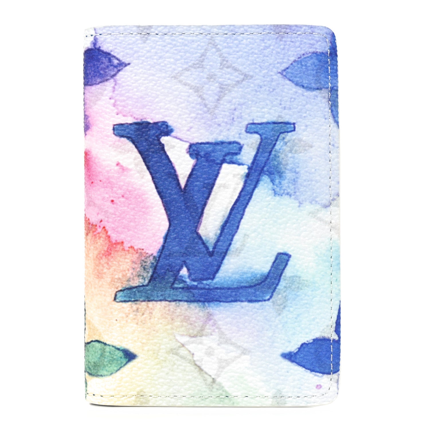 Louis Vuitton Monogram Watercolor Pocket Organizer NM Multicolor 1 of 7