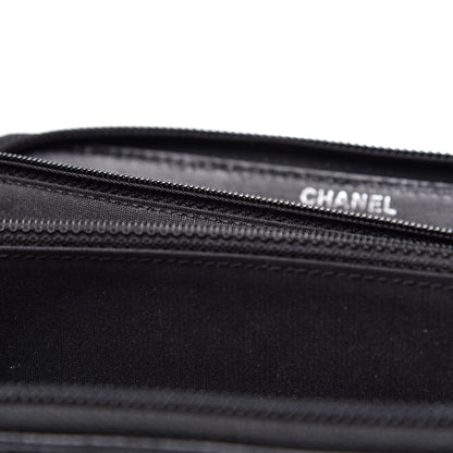 Chanel Caviar Large Timeless CC Zip Around Wallet Black 8 of 12