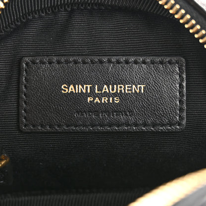 Saint Laurent Lambskin Quilted Lolita Cosmetic Pouch Black 6 of 10