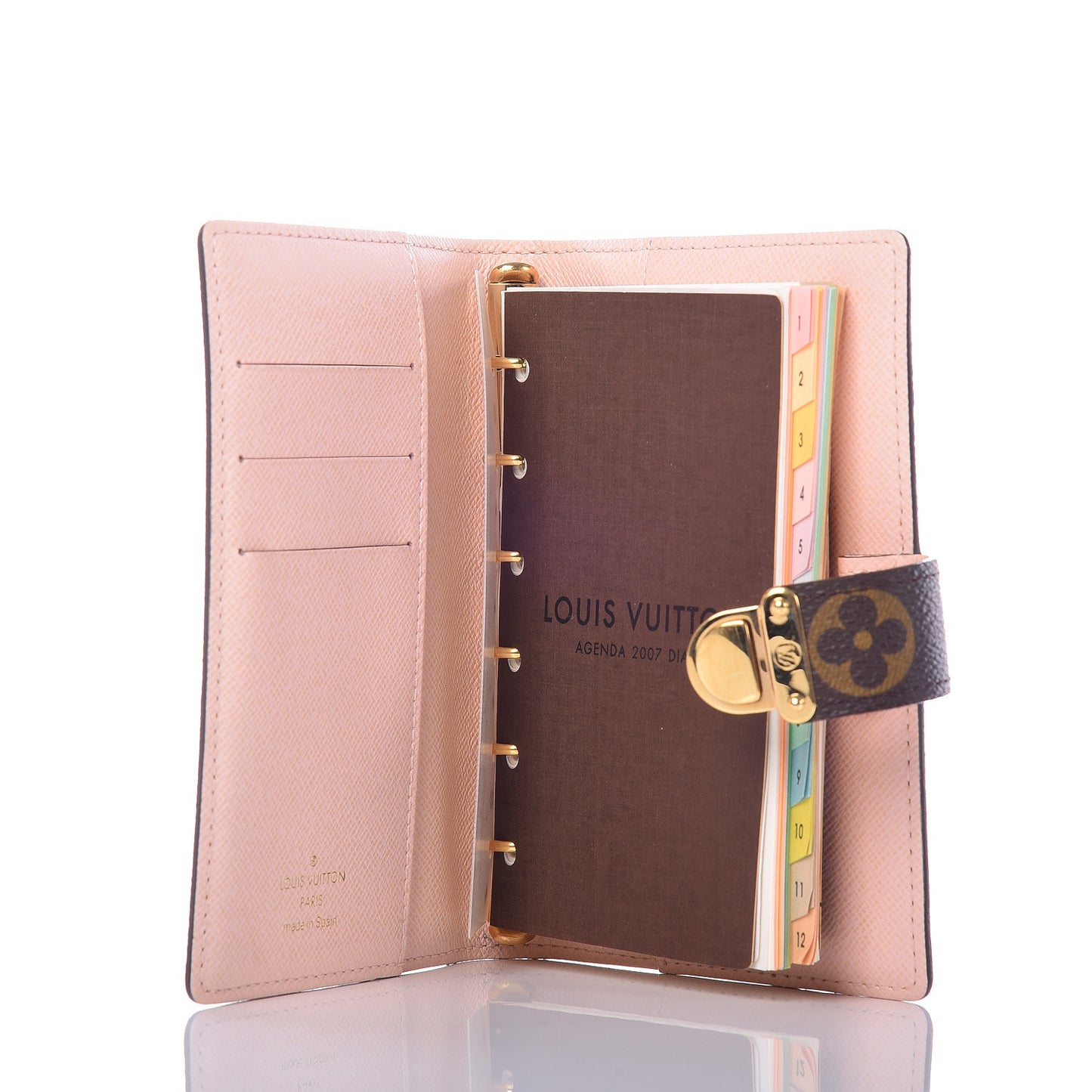 Monogram Koala Small Ring Agenda Cover Rose