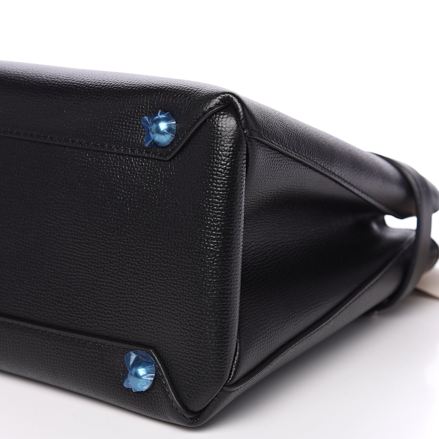 Derby Calfskin House Check Medium Banner Tote Black