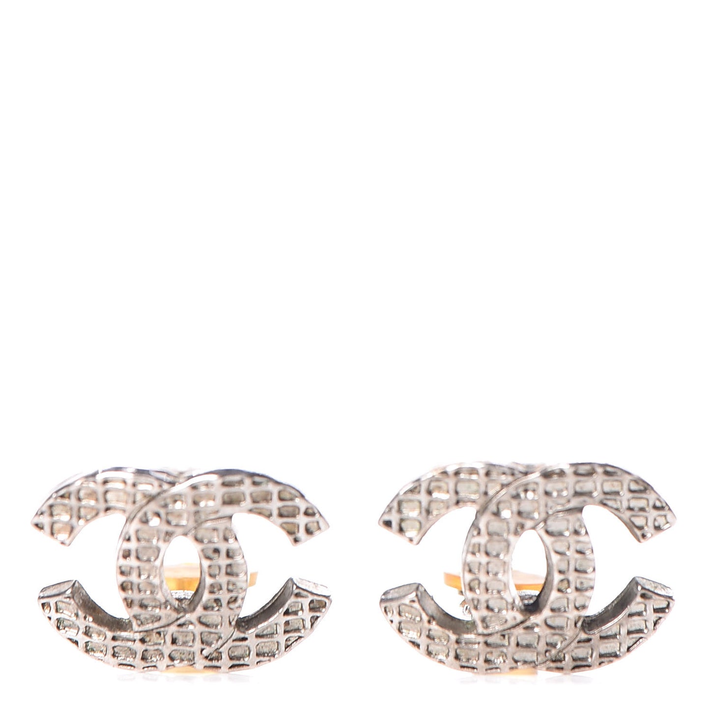 CC Clip On Earrings Silver