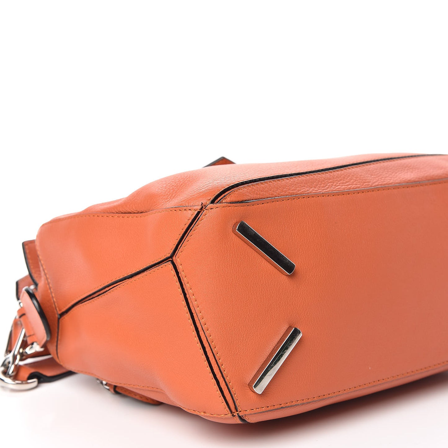 Calfskin Small Puzzle Bag Orange