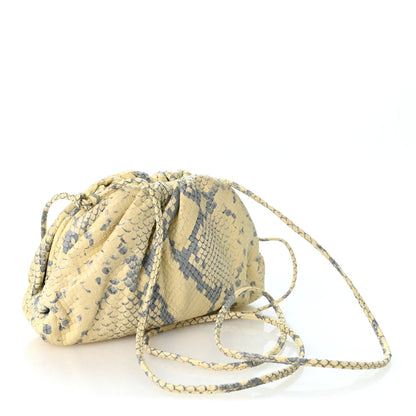 Bottega Veneta Snakeskin The Mini Pouch Cantaloupe 3 of 10