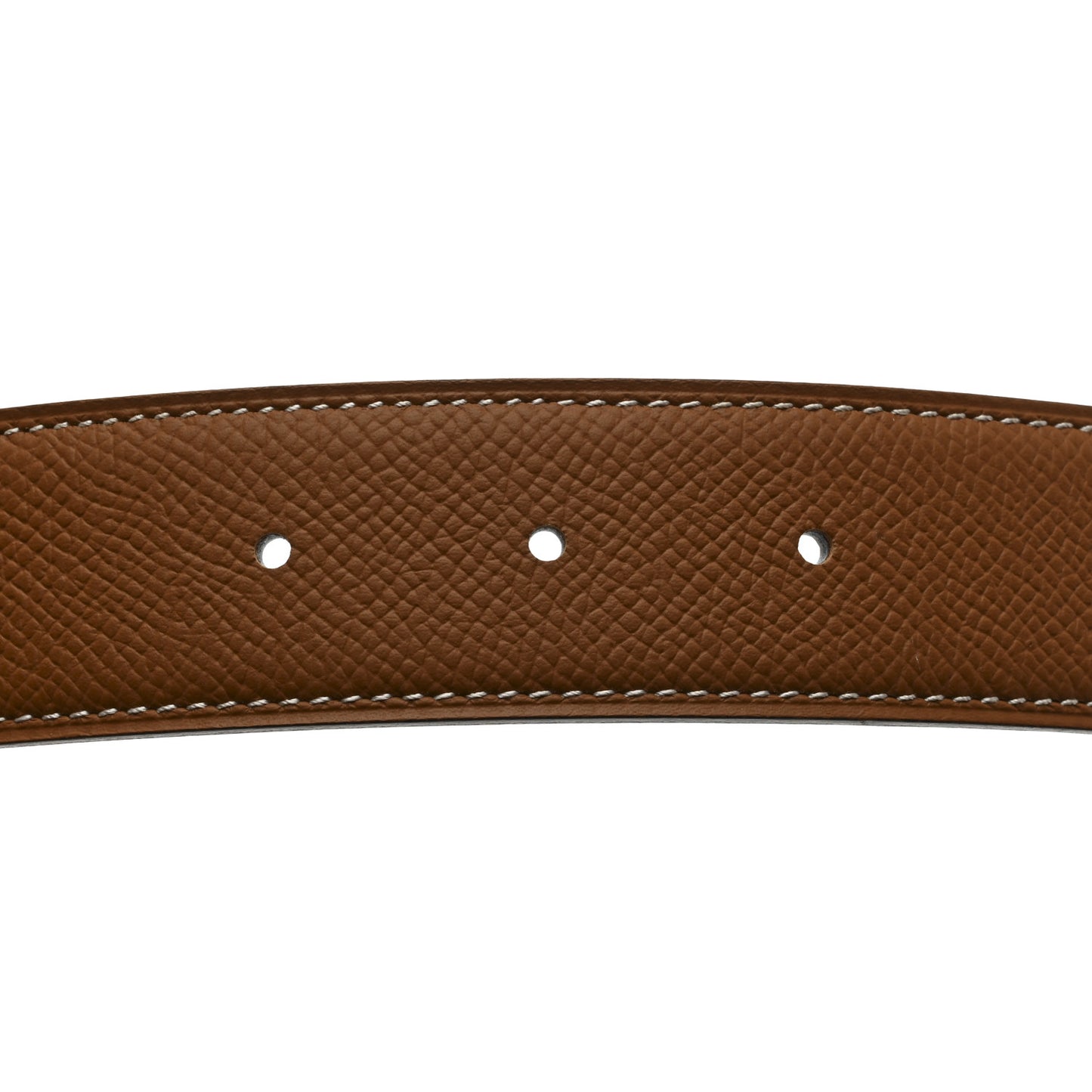 Epsom 32mm Belt Strap 115 46 White Gold