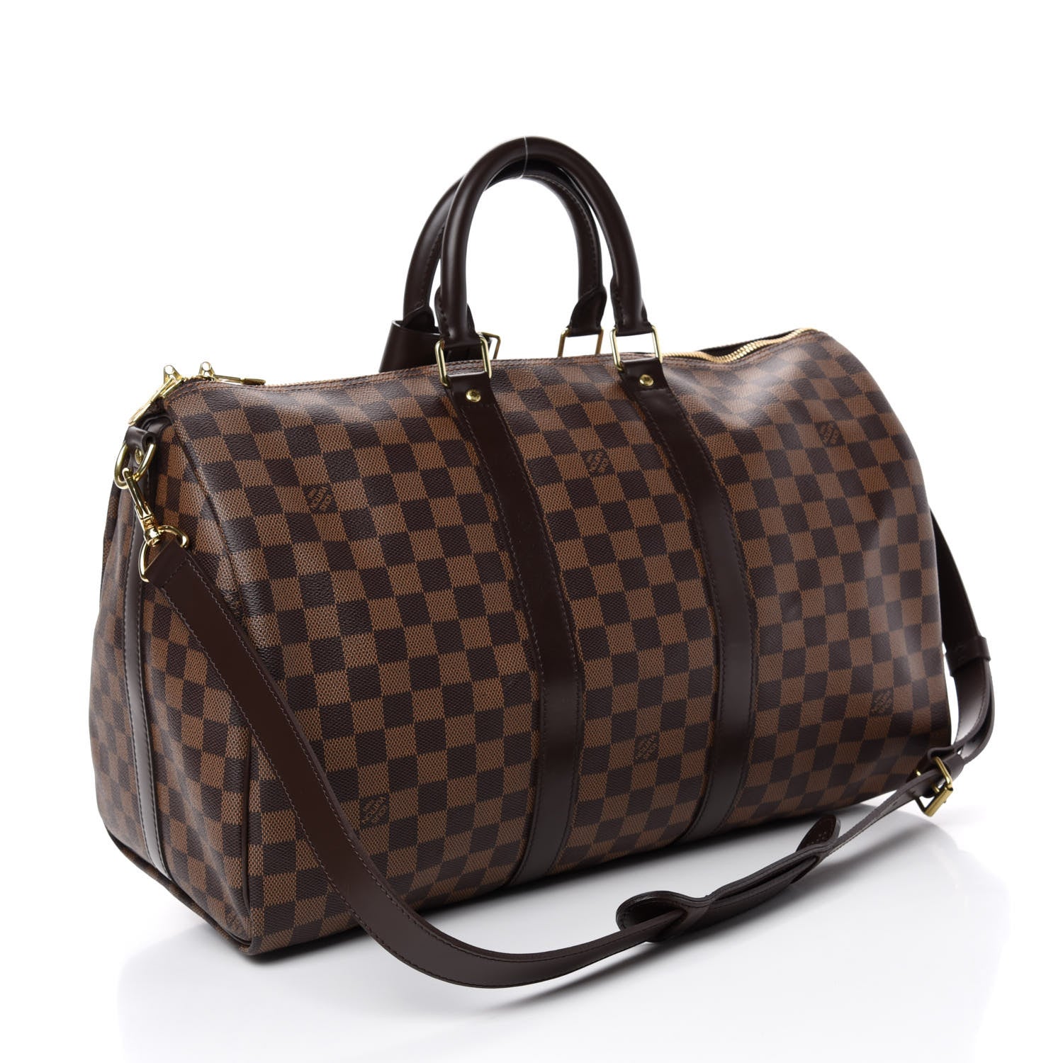 Louis Vuitton Damier Ebene Keepall Bandouliere 45 2 of 9