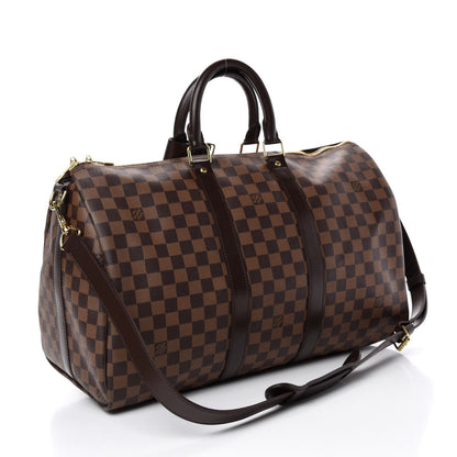 Louis Vuitton Damier Ebene Keepall Bandouliere 45 2 of 9