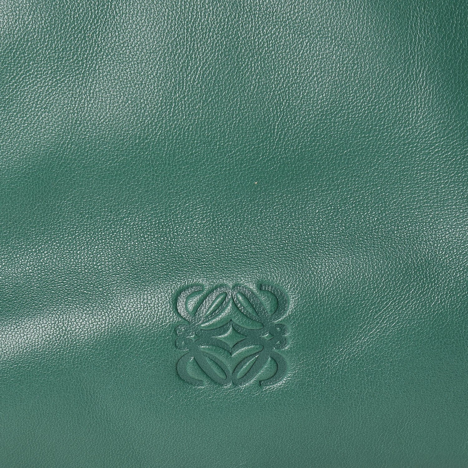 Loewe Calfskin Flamenco Shoulder Bag Green 8 of 10