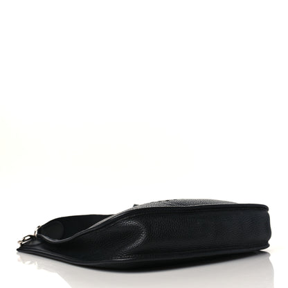 Hermes Taurillon Clemence Evelyne PM Black 4 of 14