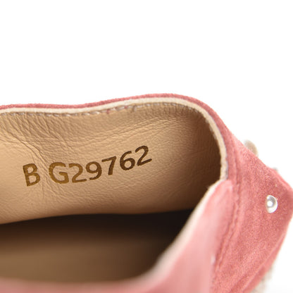 Chanel Suede Pearl CC Espadrilles 38 Pink 9 of 10