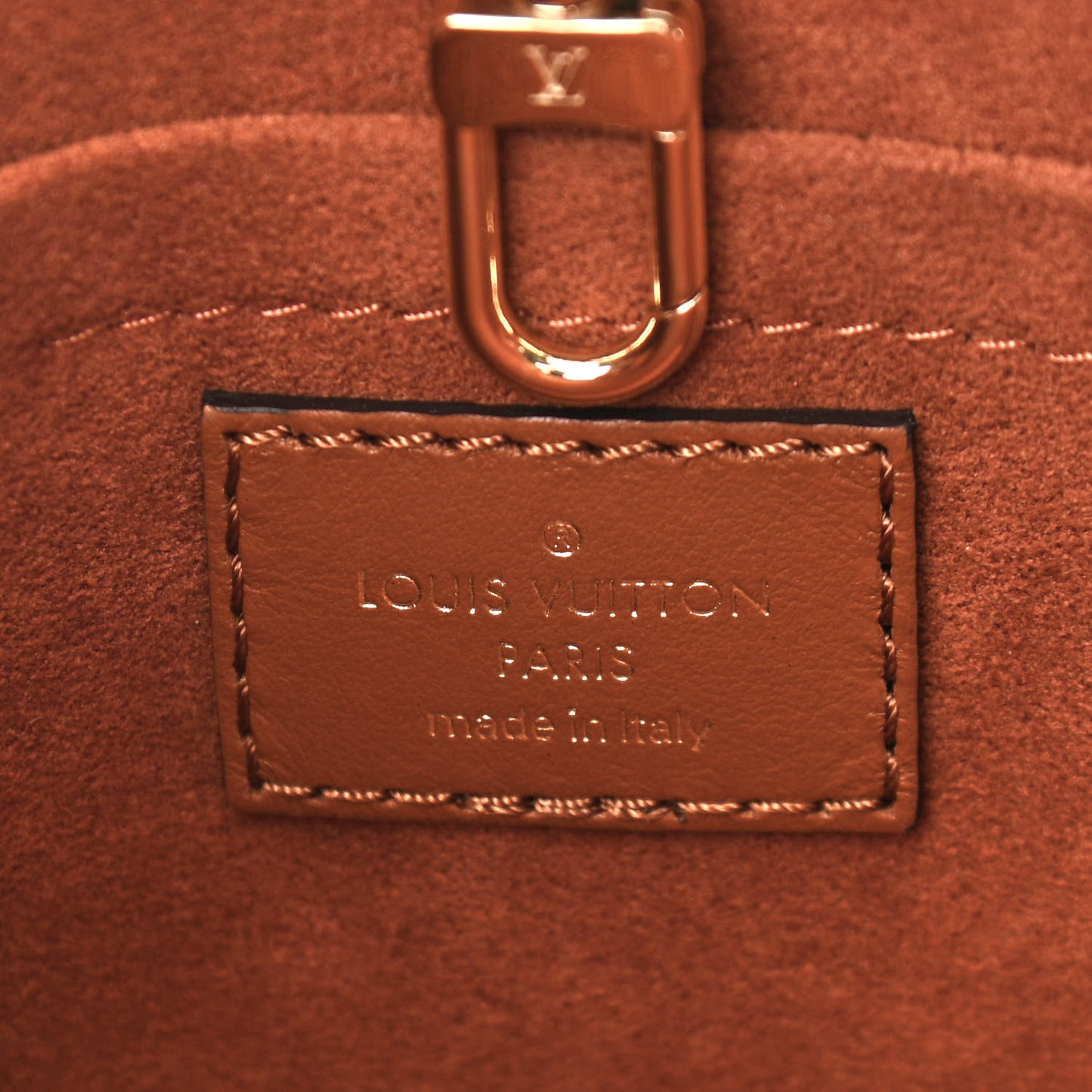 Kitted Raffia Petit Bucket Caramel
