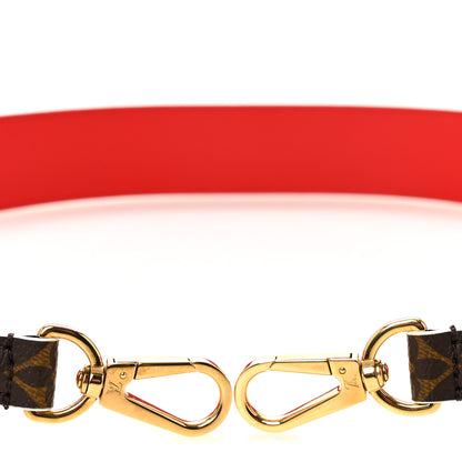 Louis Vuitton Monogram Bandouliere Shoulder Strap Red 3 of 5