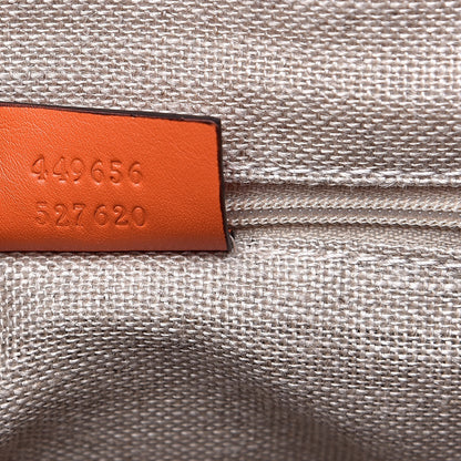 Gucci Soft Microguccissima Small Zippered Satchel Sun Orange 7 of 10