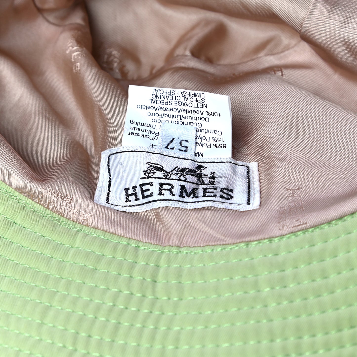 Polyester Nylon Bucket Hat 57 Green