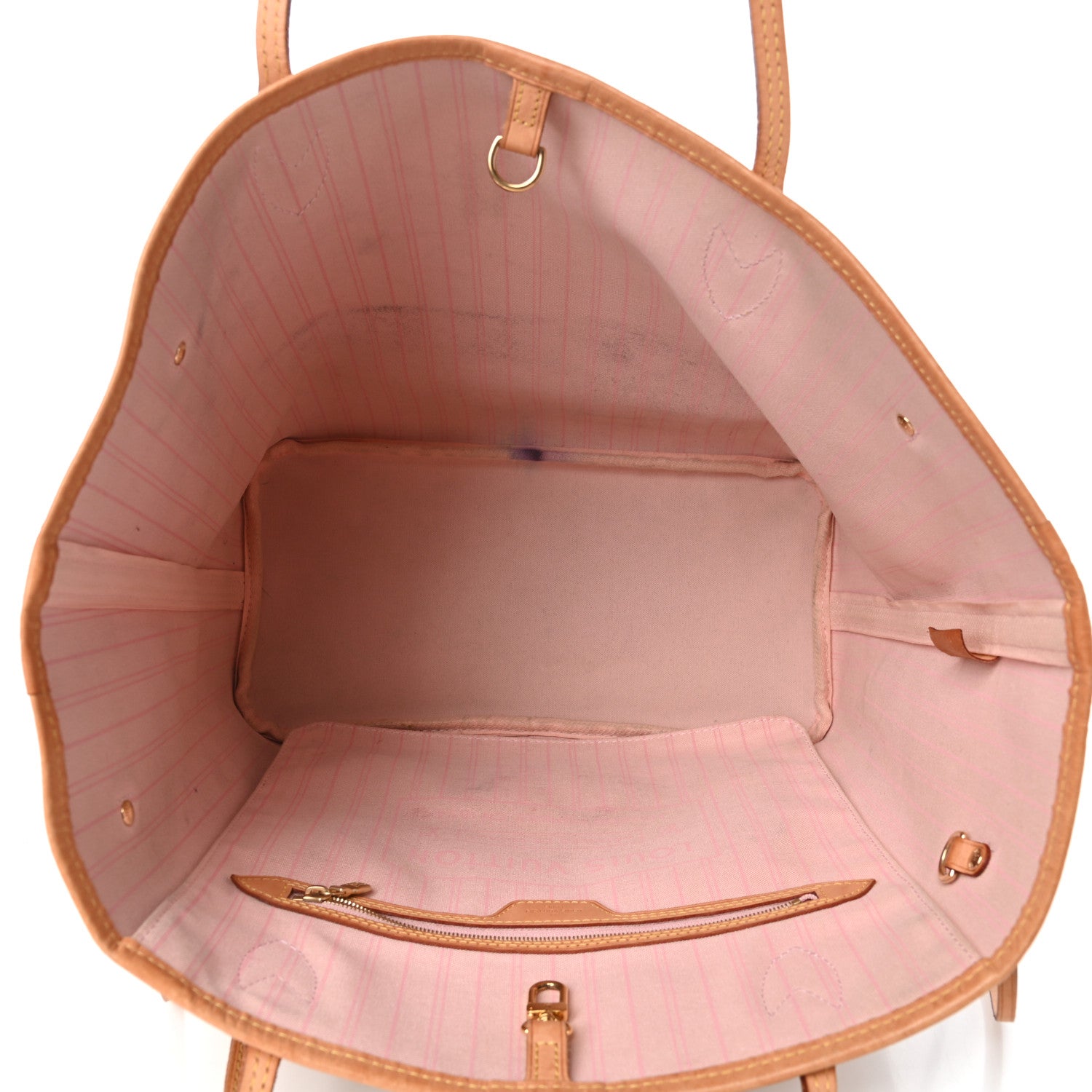 Louis Vuitton Damier Azur Neo Neverfull MM Rose Ballerine 5 of 13