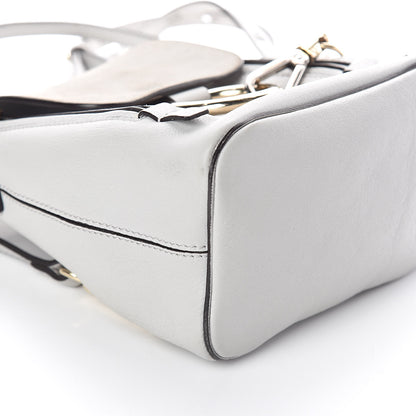 Chloe Suede Calfskin Mini Faye Backpack Airy Grey 9 of 10