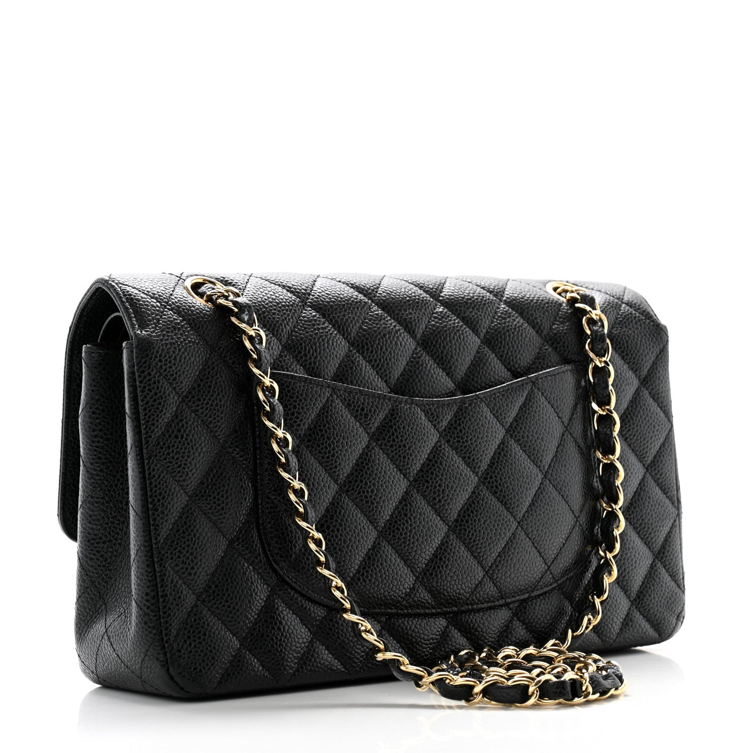Chanel Caviar Quilted Medium Double Flap Black 3 of 11