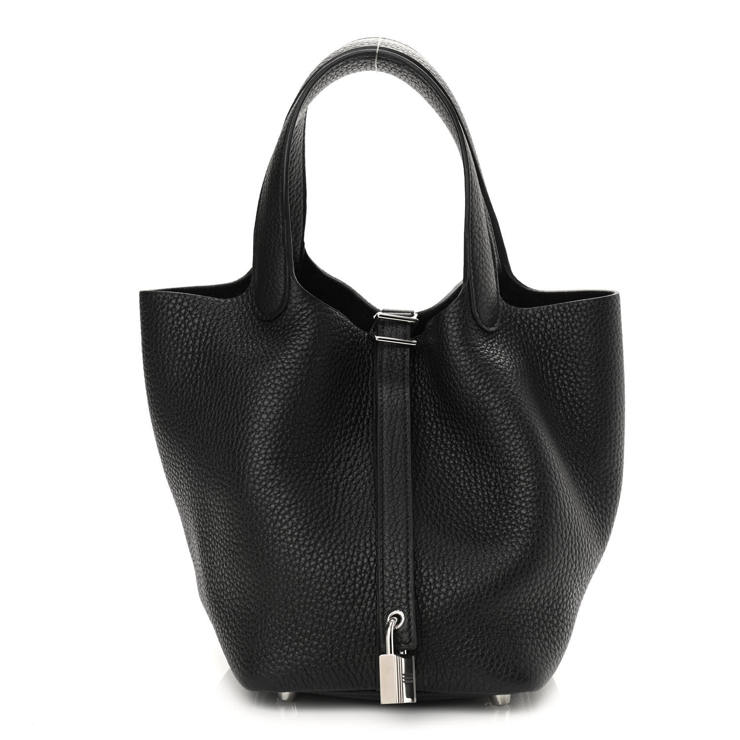 Hermes Taurillon Clemence Picotin Lock 18 PM Black 1 of 10