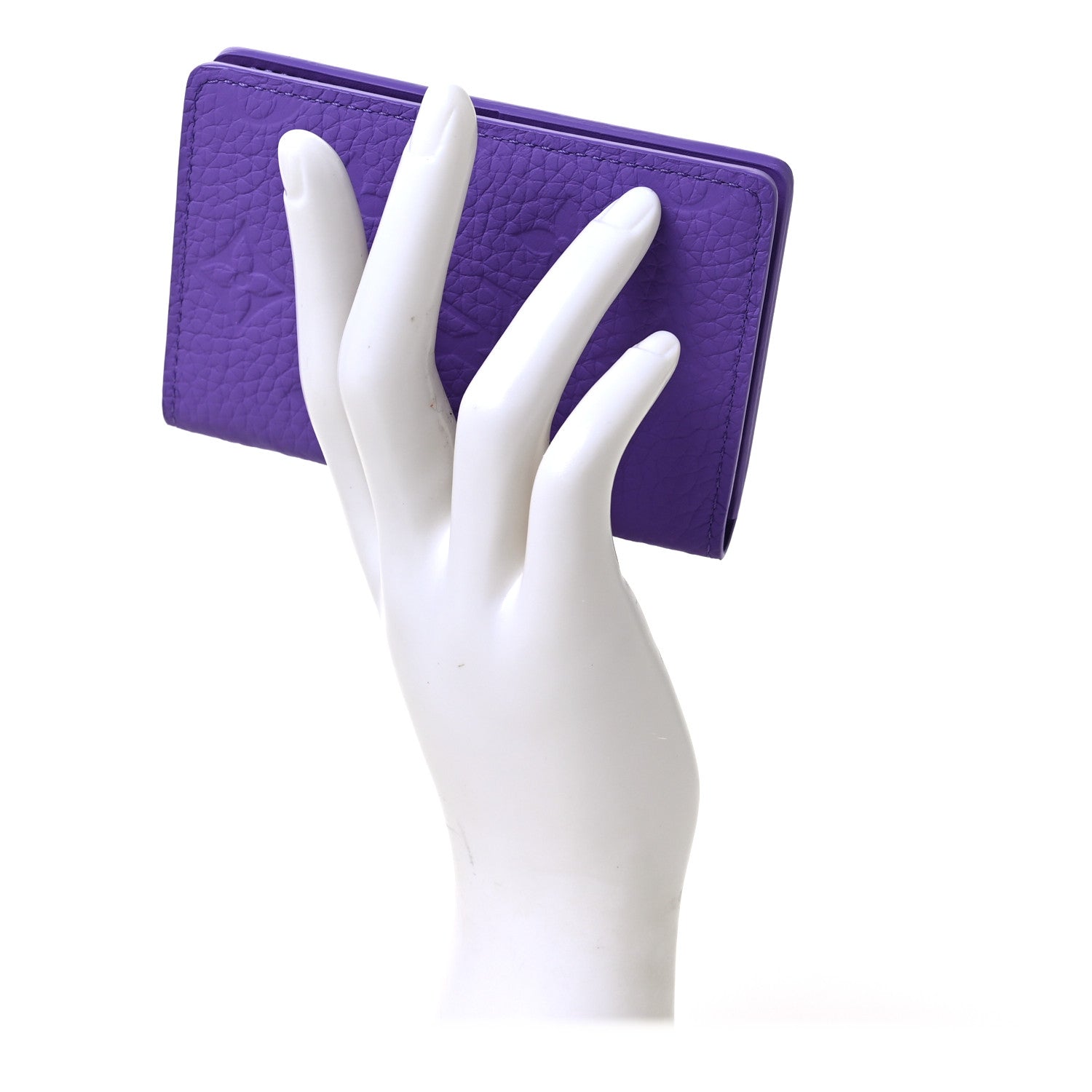 Louis Vuitton Taurillon Monogram Pocket Organizer Violet 2 of 6