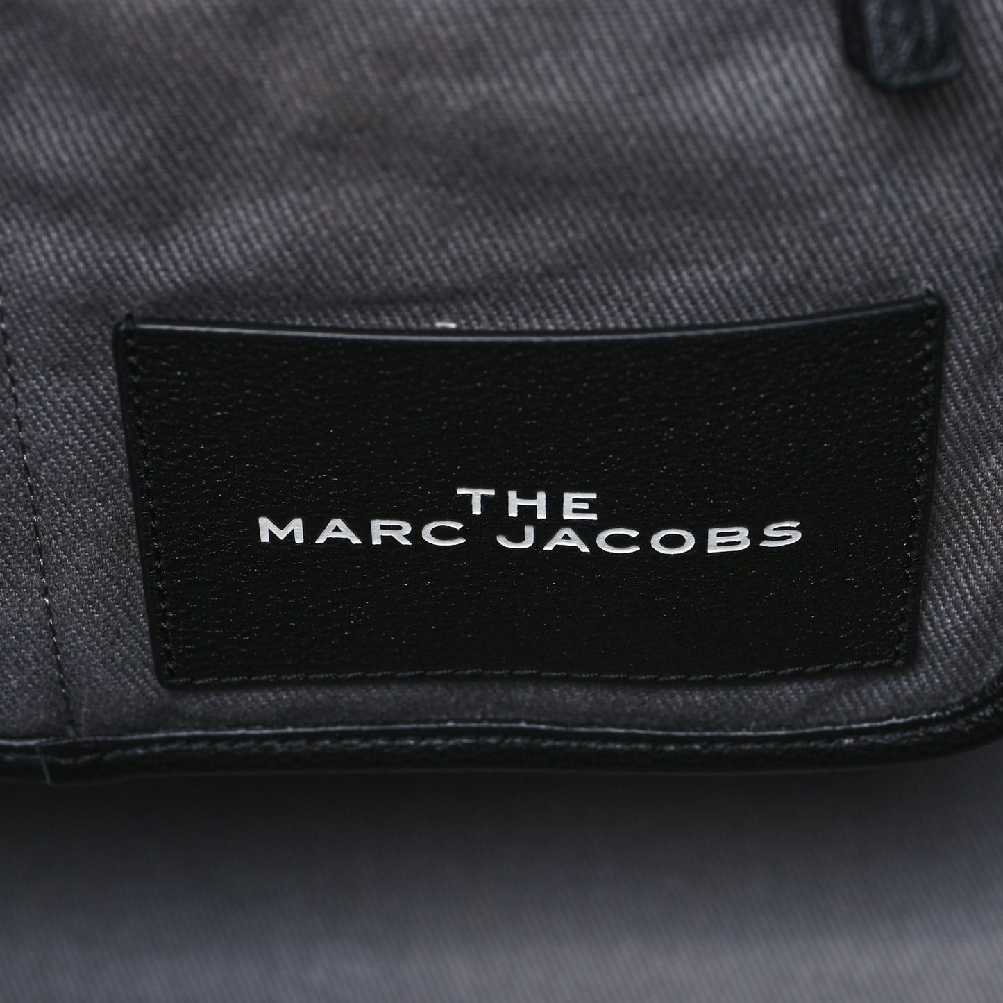 Grained Calfskin Large The Tote Bag Black