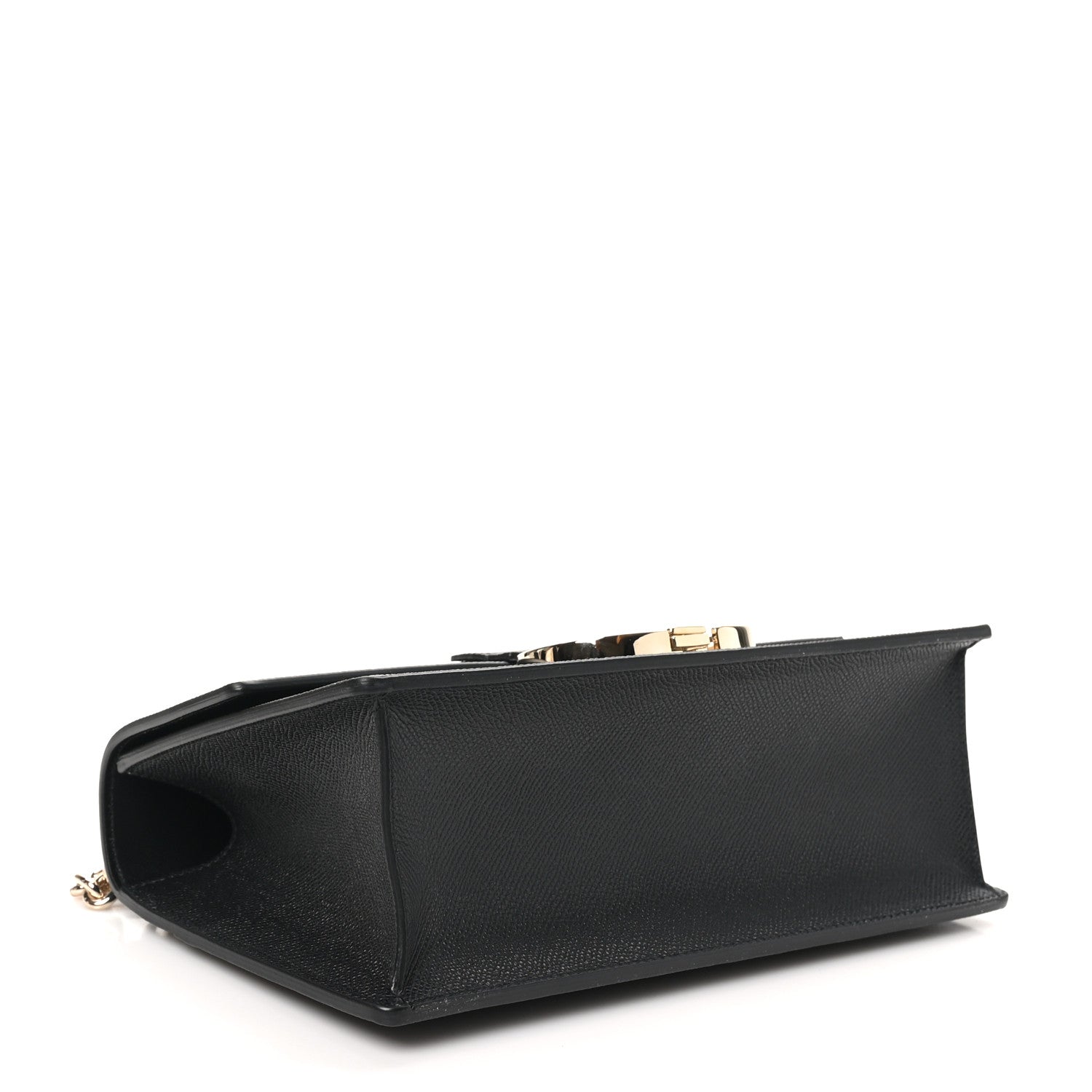 Christian Dior Grained Calfskin Embossed 30 Montaigne Chain Flap Bag Black 4 of 10