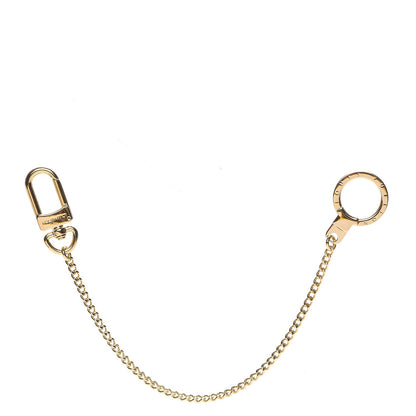 Louis Vuitton Metal Pochette Extender Key Ring Chain Gold 1 of 4