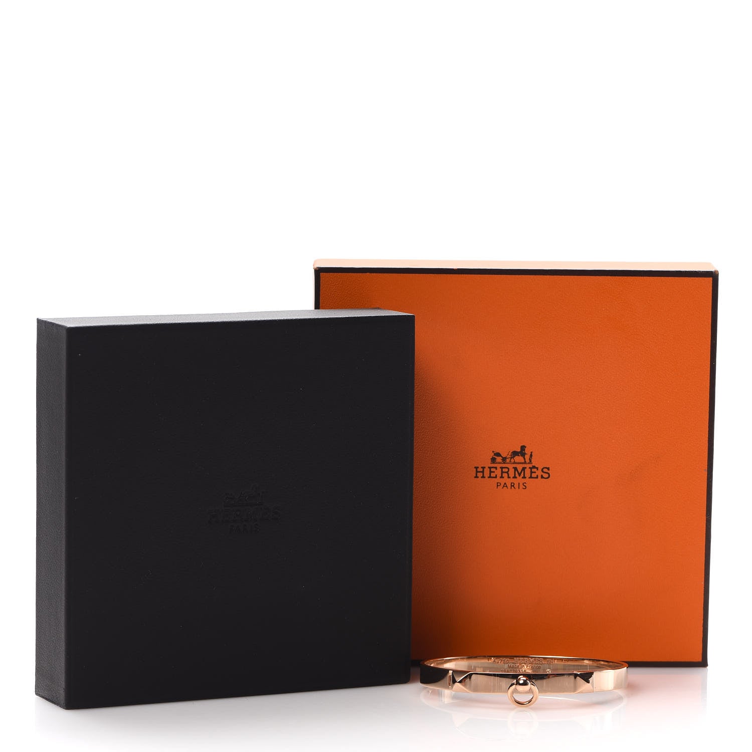 Hermes 18K Rose Gold PM Collier De Chien Bracelet SH 6 of 6