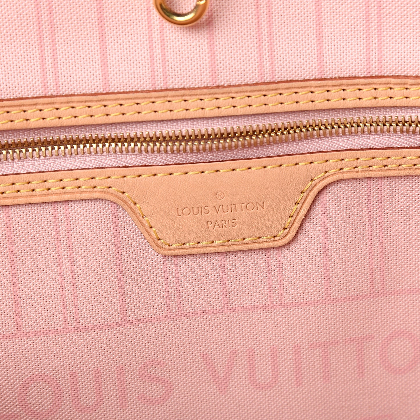 Damier Azur Neo Neverfull MM Rose Ballerine