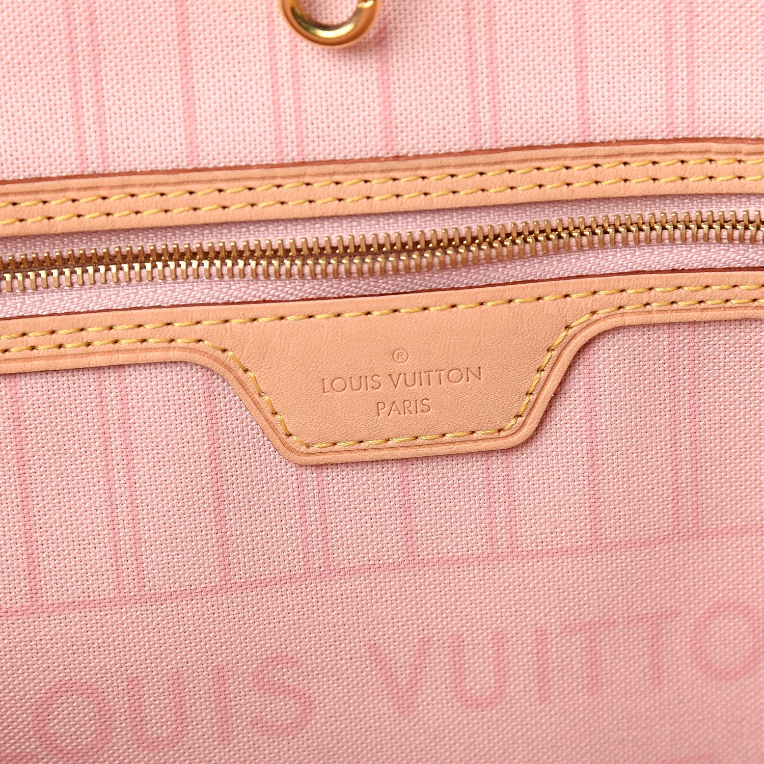 Louis Vuitton Damier Azur Neo Neverfull MM Rose Ballerine 5 of 10