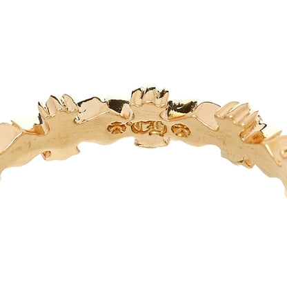 Chrome Hearts 22K Yellow Gold Tiny E CH Plus Band Ring 57 8 4 of 5