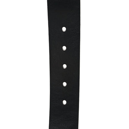 Saint Laurent Calfskin Monogram Cheyenne Belt 85 Black 5 of 6
