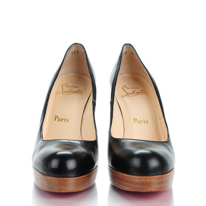 Christian Louboutin Calfskin Bruges 120 Pumps 37.5 Black 2 of 10