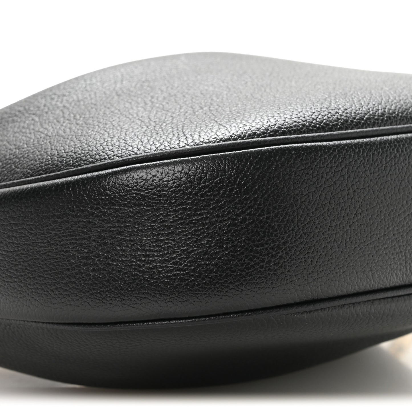 Supple Grained Calfskin Teen Lulu Shoulder Bag Black