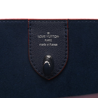 Louis Vuitton Calfskin Lockme Go Tote Marine Rouge 6 of 12