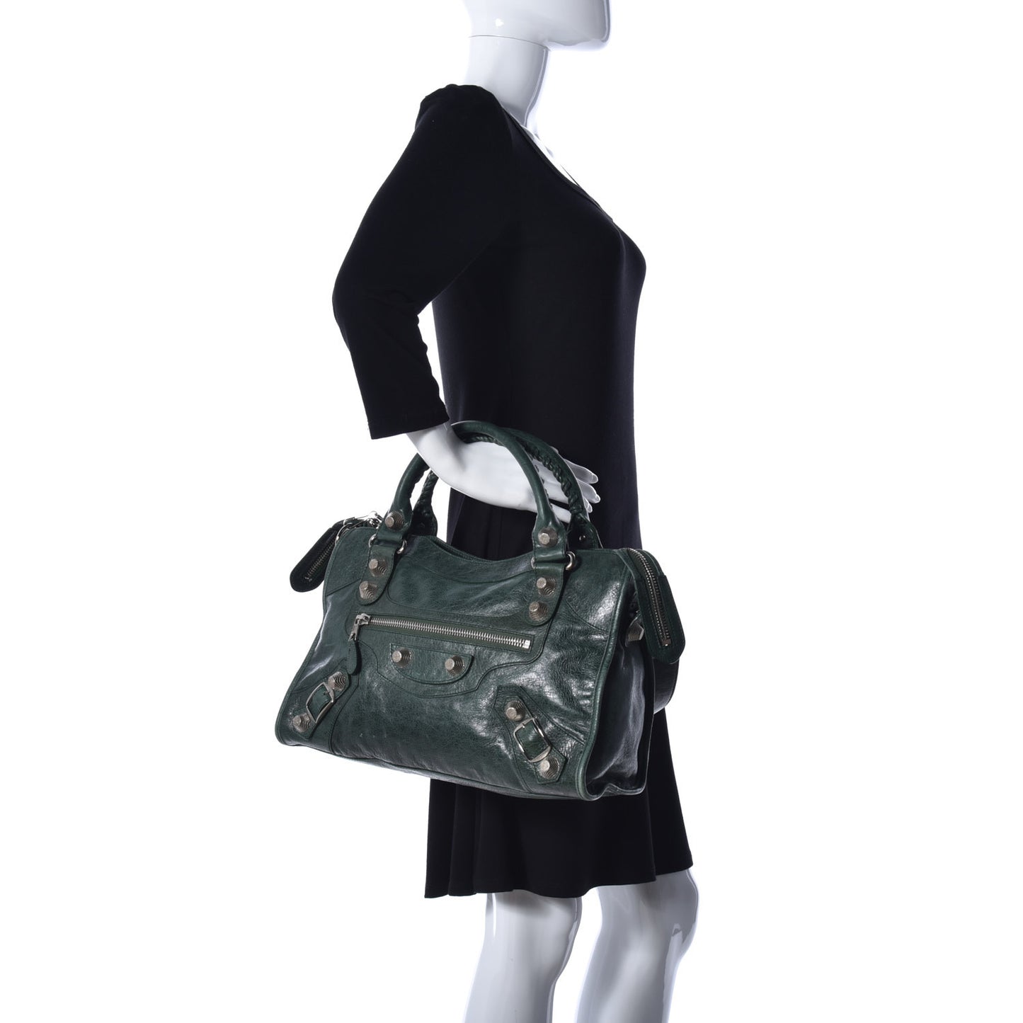 Agneau Giant 21 Silver Hardware City Evergreen