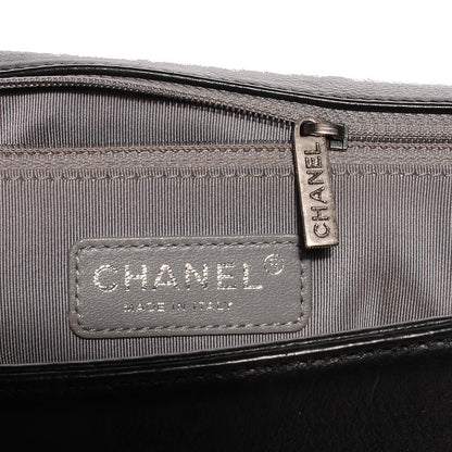 Chanel Calfskin Quilted Large Boy Flap Black 5 of 8
