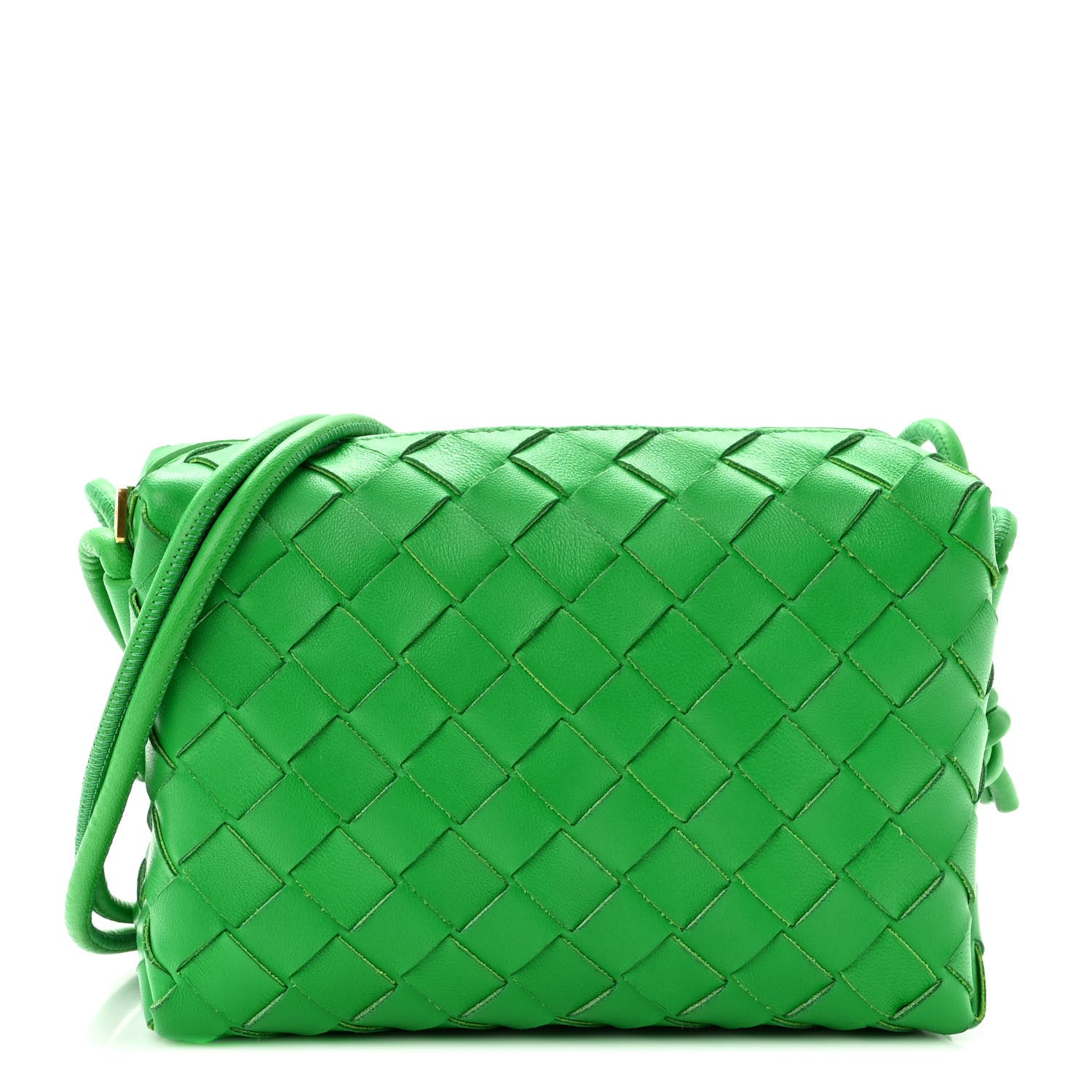 Bottega Veneta Nappa Intrecciato Mini Loop Camera Bag Parakeet 1 of 11