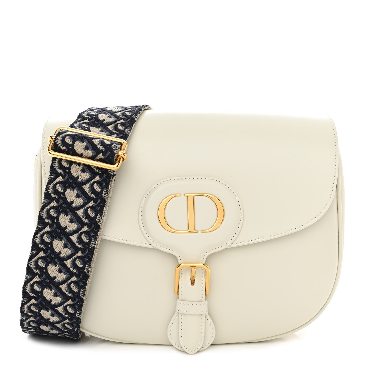 Christian Dior Box Calfskin Large Bobby Flap White 1 of 10