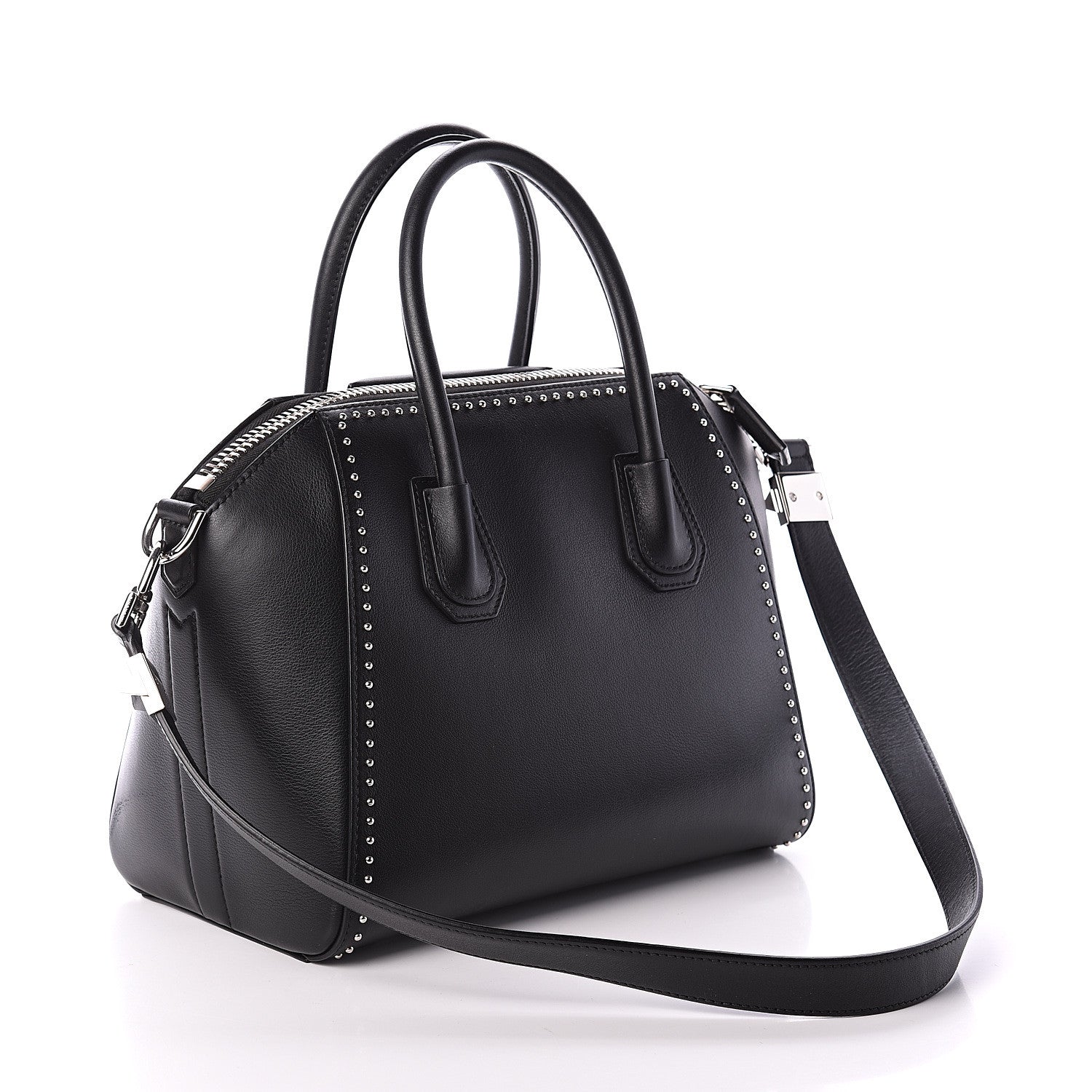 Givenchy Calfskin Small Studded Antigona Black 2 of 8