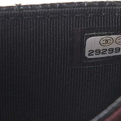 Chanel Caviar Quilted Flap Card Holder Wallet Black 7 of 8