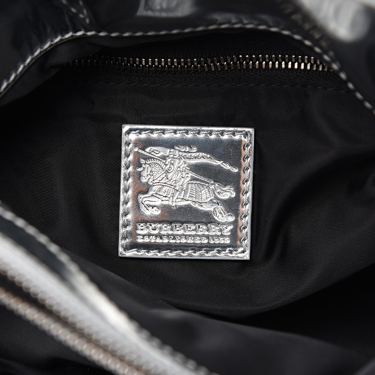 Nylon Beat Check Lowry Silver