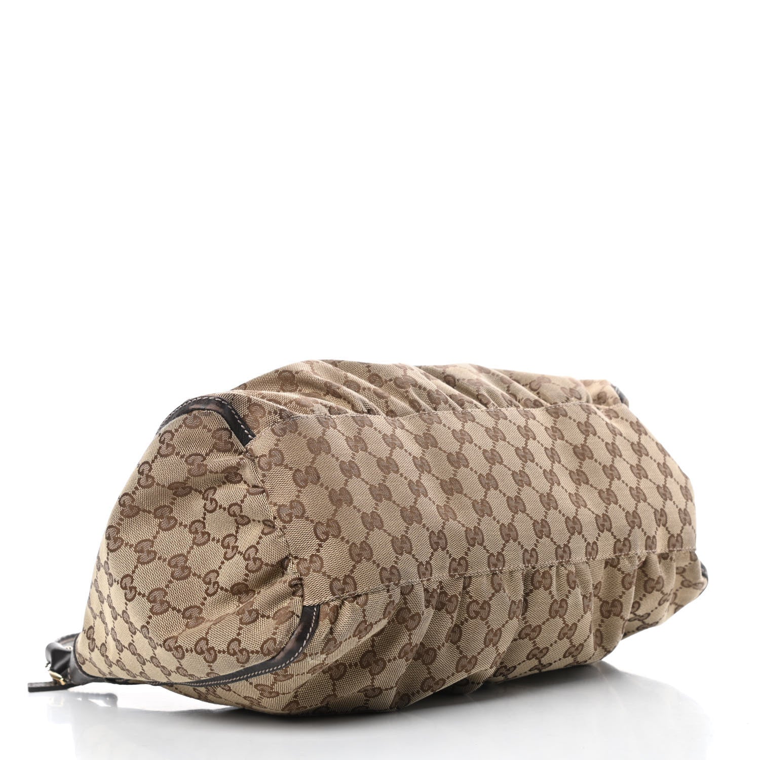 Gucci Monogram Large D Gold Hobo Dark Brown 4 of 21